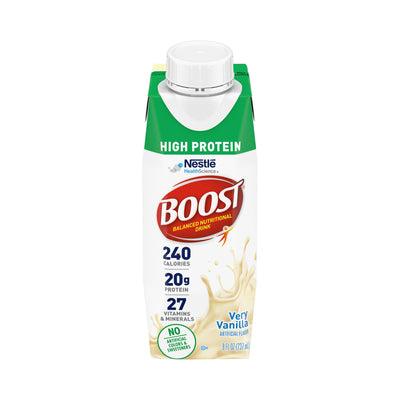 Boost® High Protein Vanilla Oral Supplement, 8 oz. Bottle, 1 Each (Nutritionals) - Img 1