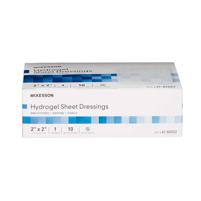 McKesson Hydrogel Dressing, 2 x 2 Inch, 1 Box of 10 (Advanced Wound Care) - Img 5