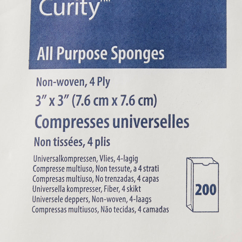 Curity™ NonSterile Nonwoven Sponge, 3 x 3 Inch, 1 Case of 4000 (General Wound Care) - Img 4