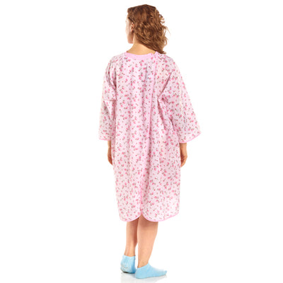 Thermagown Patient Gown Ladies Print (Reusable Patient Exam Gowns) - Img 1