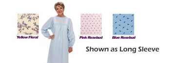Ladylace Reusable Gown Pink Rosebud  Long Sleeve (Reusable Patient Exam Gowns) - Img 1
