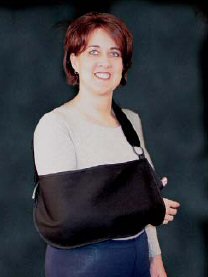 ARM SLING, FOAM STRAP BLK MED (Immobilizers, Splints and Supports) - Img 1