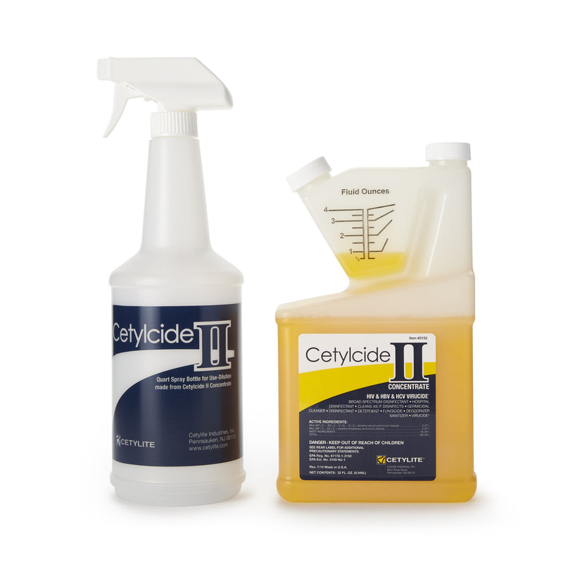 Cetylcide-II® Surface Disinfectant Concentrate, 32 oz., 1 Each (Cleaners and Disinfectants) - Img 2