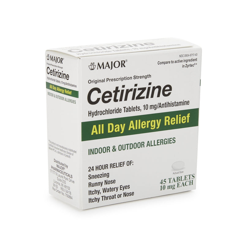 Major® Cetirizine Antihistamine, 1 Bottle (Rx) - Img 2