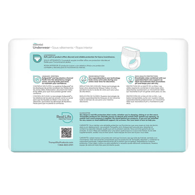 Select® Heavy Protection Absorbent Underwear, Medium, 1 Bag of 20 () - Img 3