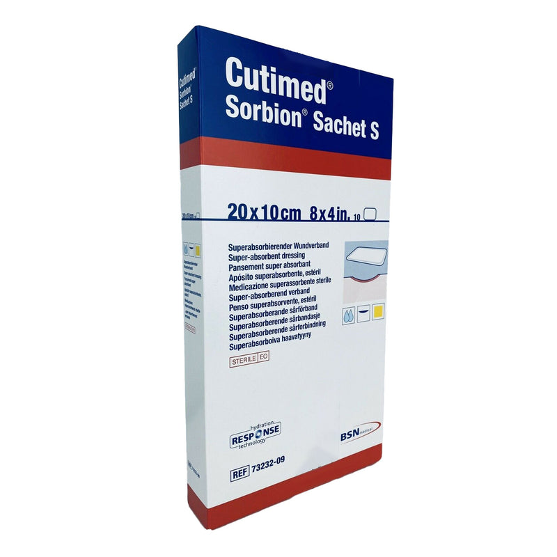 Cutimed® Sorbion® Sachet S Wound Dressing, 4 x 8 Inch, 1 Box of 10 (Advanced Wound Care) - Img 2