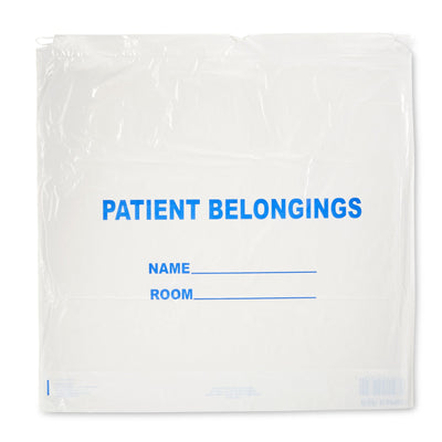 Dukal® Patient Belongings Bag, White, 1 Case of 250 (Bags) - Img 1