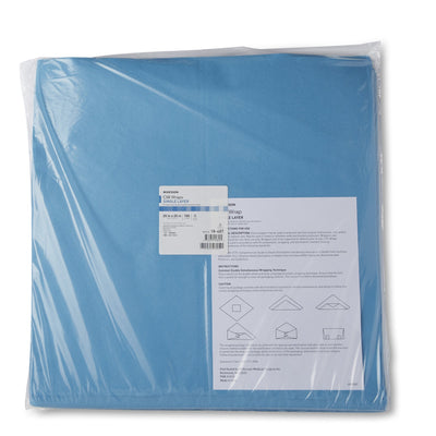 McKesson Single Layer Sterilization Wrap, 20 x 20 Inch, 1 Box (Sterilization Wraps) - Img 2