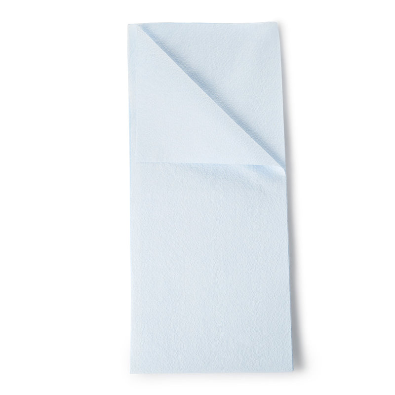 Tidi® Everyday Blue Flat Stretcher Sheet, 40 x 90 Inch, 1 Case of 50 (Sheets) - Img 1