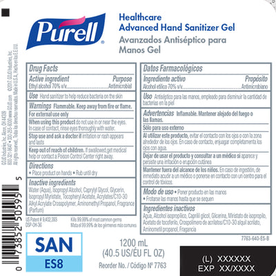 Purell® Healthcare Advanced Hand Sanitizer, 1 Case of 2 (Skin Care) - Img 3