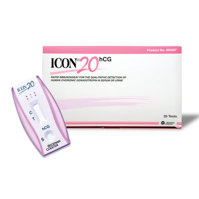 Icon® 20 hCG Pregnancy Fertility Rapid Test Kit, 1 Case of 4 (Test Kits) - Img 1