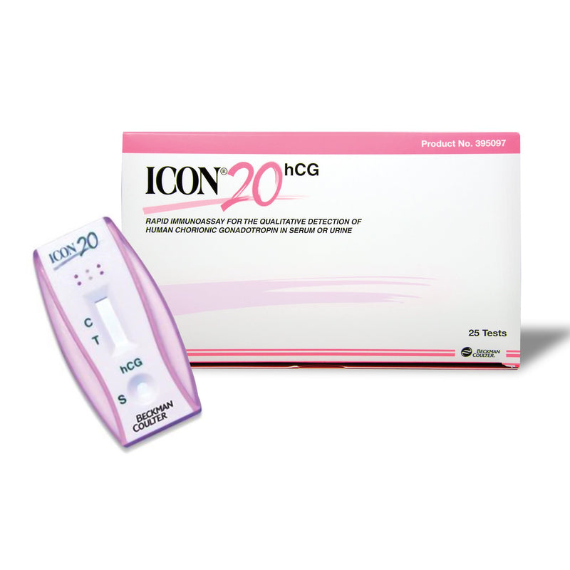 Icon® 20 hCG Pregnancy Fertility Rapid Test Kit, 1 Case of 4 (Test Kits) - Img 1