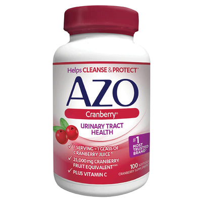 AZO Cranberry® Vaccinium Macrocarpon Urinary Pain Relief, 1 Bottle (Over the Counter) - Img 1