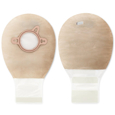 New Image™ Two-Piece Drainable Beige Filtered Ostomy Pouch, 7 Inch Length, 1¾ Inch Flange, 1 Box of 20 (Ostomy Pouches) - Img 1