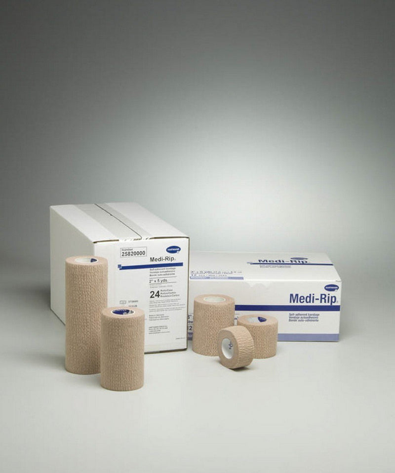 Medi-Rip® Self-adherent Closure Cohesive Bandage, 1 Inch x 5 Yard, 1 Roll (General Wound Care) - Img 1