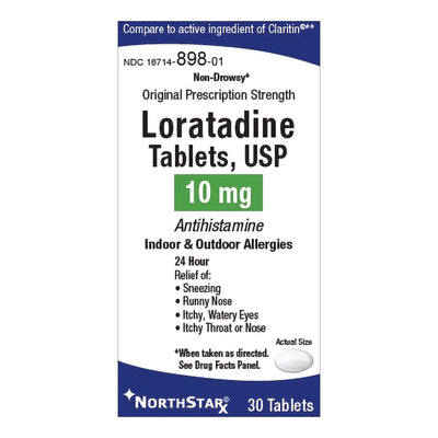 LORATADINE, TAB 10MG (30/BT) (Over the Counter) - Img 1