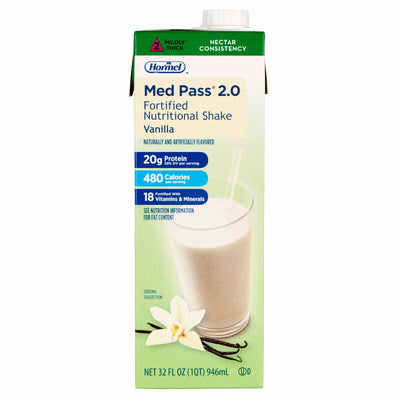 Med Pass® 2.0 Vanilla Oral Supplement, 32 oz. Carton, 1 Case of 12 (Nutritionals) - Img 1