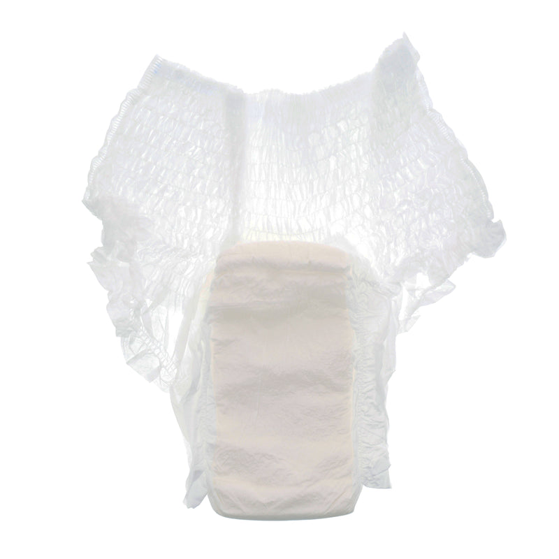 Simplicity Unisex Adult Disposable Underwear, Moderate Absorbency, White, Large, 44 to 54 Inch Waist, 1 Case of 72 () - Img 1