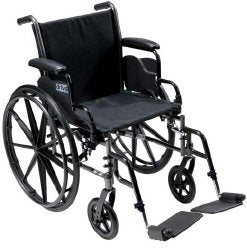 drive™ Cruiser III Lightweight Wheelchair, 20-Inch Seat Width, 1 Each (Mobility) - Img 1