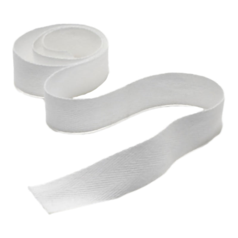 Cotton Twill Tape, 1/2 Inch x 36 Yard, White, 1 Roll (General Wound Care) - Img 1