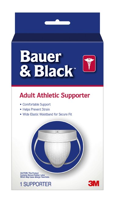 3M™ Bauer & Black™ Athletic Supporter, Medium, 1 Case of 48 (Athletic Supporters) - Img 1