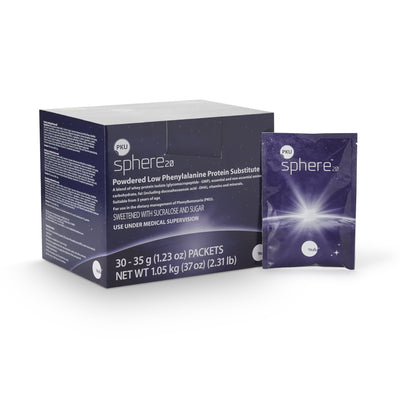 PKU sphere™ Vanilla PKU Oral Supplement, 35 Gram Packet, 1 Box of 30 (Nutritionals) - Img 1
