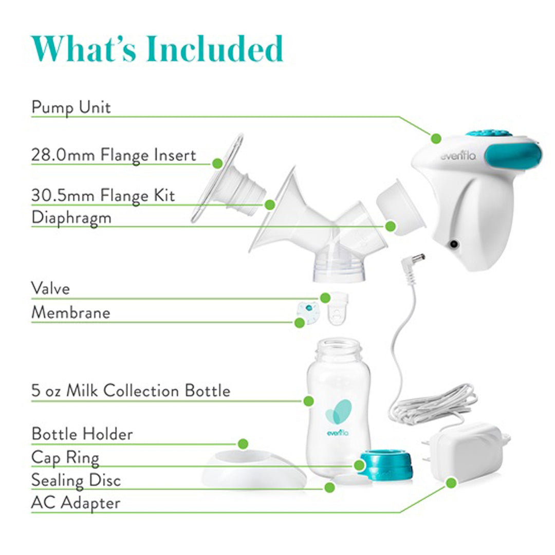 evenflo advanced fit flange Evenflo® Advanced Single Electric Breast Pump – Medical Supply HQ