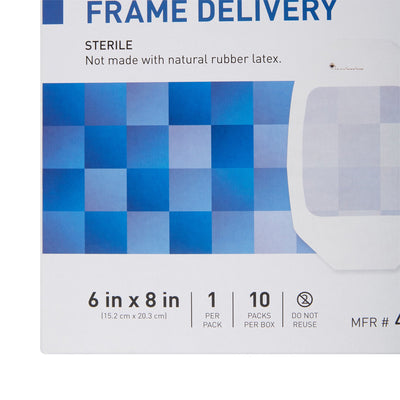 McKesson Octagonal Sterile Dressing with Frame-Style Delivery, 6 x 8 Inch, Transparent, 1 Box of 10 (Advanced Wound Care) - Img 8