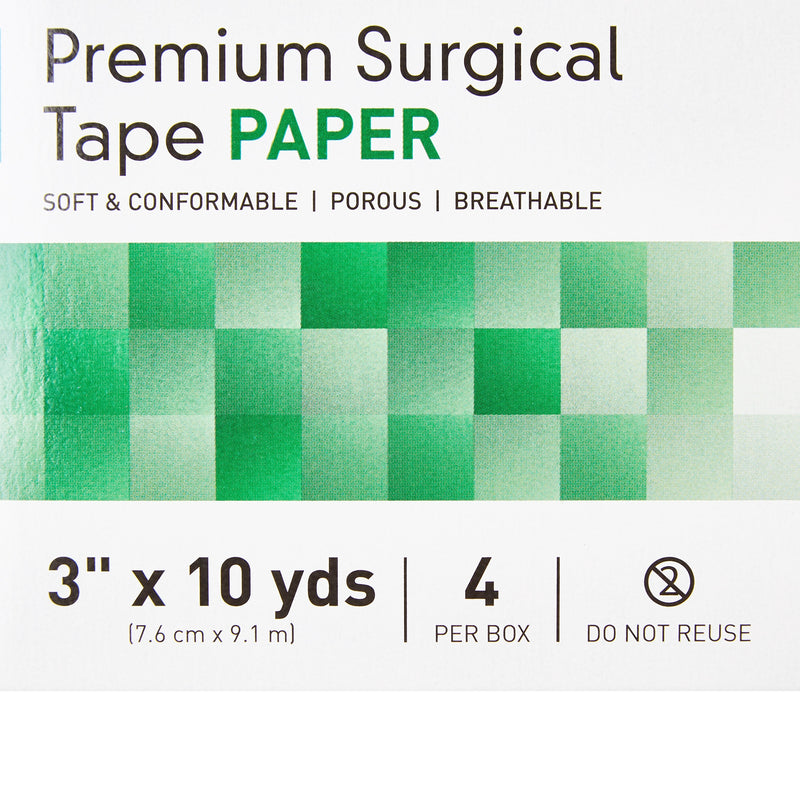 McKesson Paper Medical Tape, 1/2 Inch x 10 Yard, White, 1 Case of 240
