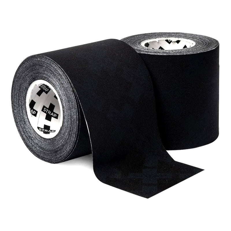 Strap™ Bamboo Fiber Athletic Tape, 1.97 Inch x 5-1/2 Yard, Black, 1 Case of 24 (General Wound Care) - Img 4