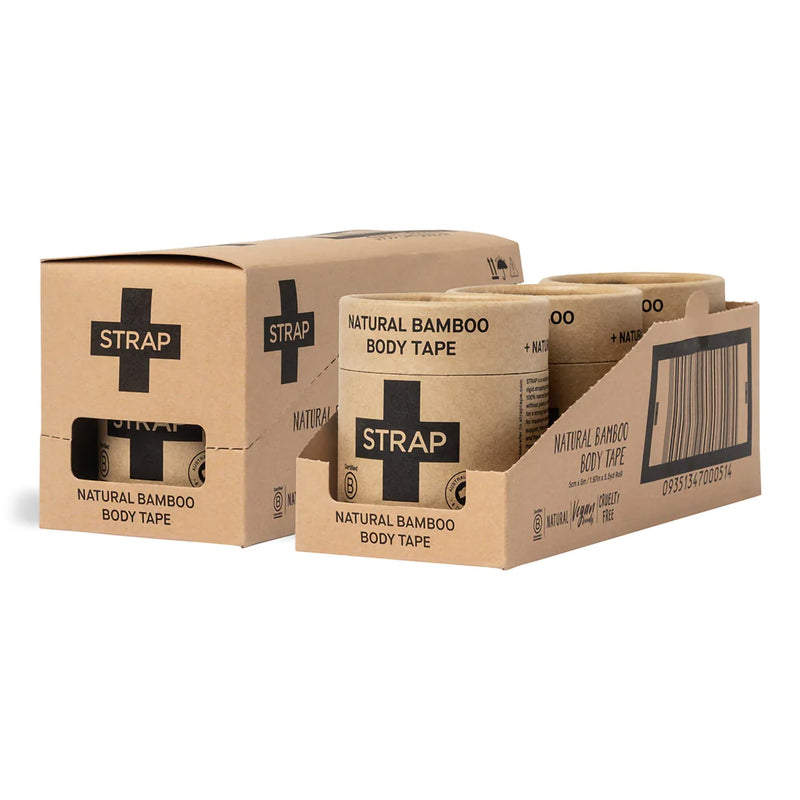 Strap™ Athletic Tape, 1.97 Inch x 5-1/2 Yard, Tan, 1 Case of 24 (General Wound Care) - Img 3