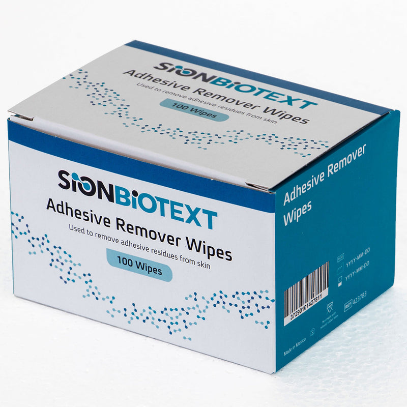 WIPE, OSTOMY SION BIOTEXT ADH REMOVER (100/BX) (General Wound Care) - Img 1