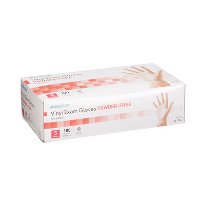 McKesson Vinyl Exam Glove, Small, Clear, 1 Box of 100 () - Img 4