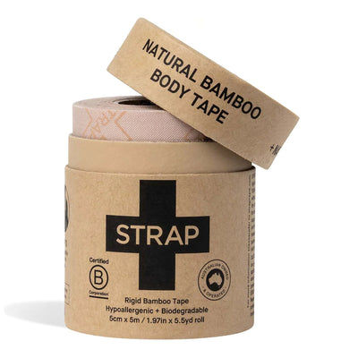 Strap™ Athletic Tape, 1.97 Inch x 5-1/2 Yard, Tan, 1 Box of 3 (General Wound Care) - Img 1