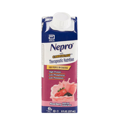 Nepro® with Carbsteady® Mixed Berry Oral Supplement, 8 oz. Carton, 1 Case of 24 (Nutritionals) - Img 1
