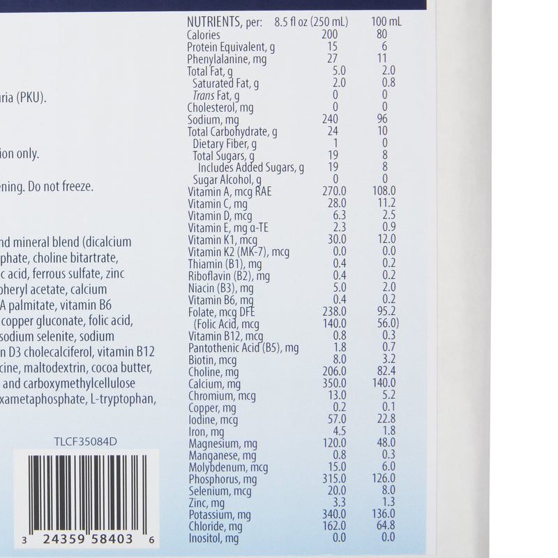 Glytactin RTD 15 PKU Oral Supplement, 8.5 oz. Carton, 1 Each (Nutritionals) - Img 5