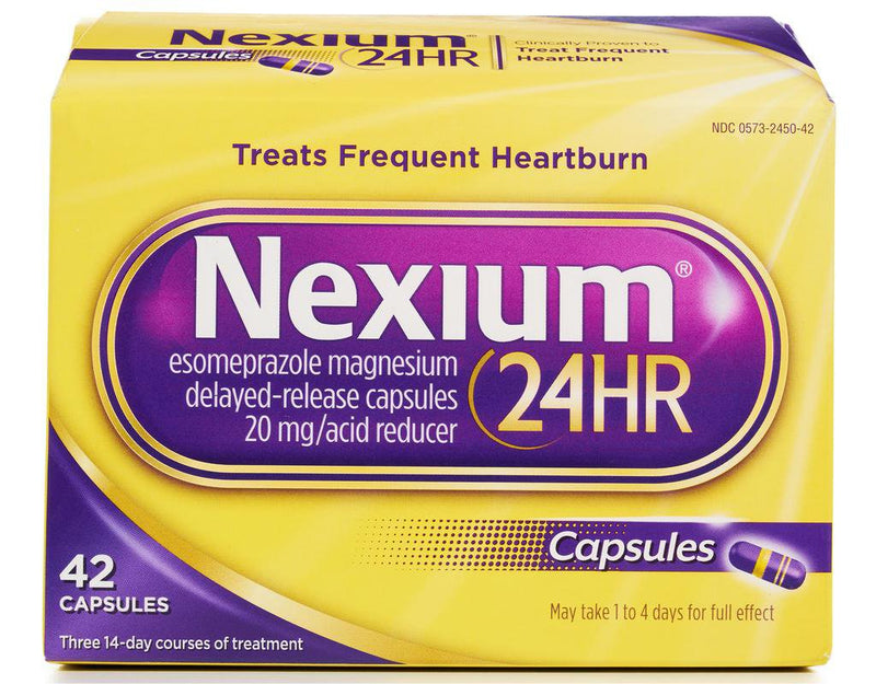 NEXIUM 24HR, CAP 20MG (42/CT) (42/CT) (Over the Counter) - Img 1