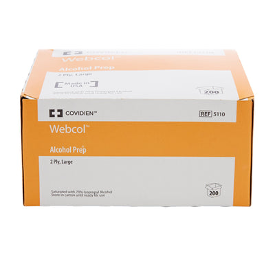 Webcol™ Alcohol Prep Pad, 1 Case of 4000 (Skin Care) - Img 2