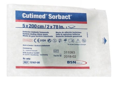 Cutimed® Sorbact® Impregnated Dressing, 2 x 79 Inch, 1 Each () - Img 1