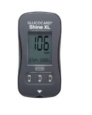 Glucocard® Shine Blood Glucose Meter, 1 Case of 4 (Diabetes Monitoring) - Img 1