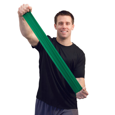 Sup-R Band® Exercise Resistance Band, Green, 5 Inch x 50 Yard, Medium Resistance, 1 Each (Exercise Equipment) - Img 2