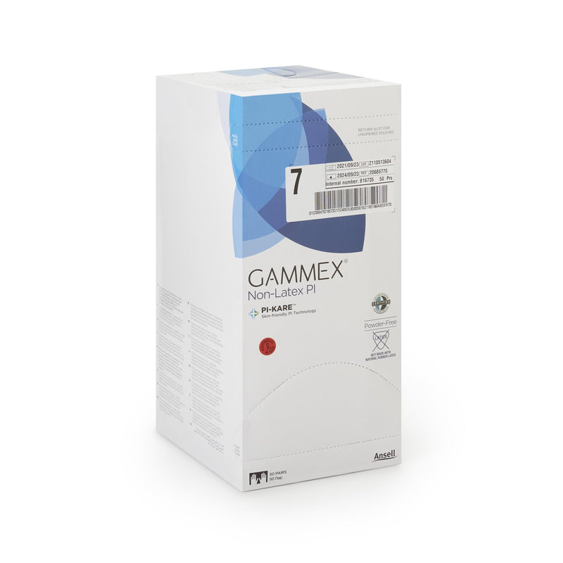 Gammex® Non-Latex PI Polyisoprene Surgical Glove, Size 7, White, 1 Case of 200 () - Img 2