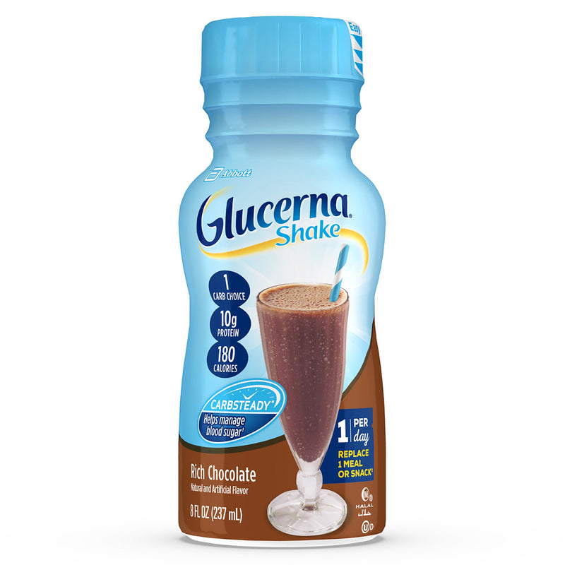 Glucerna® Shake Chocolate Oral Supplement, 8 oz. Bottle, 1 Pack of 6 (Nutritionals) - Img 1