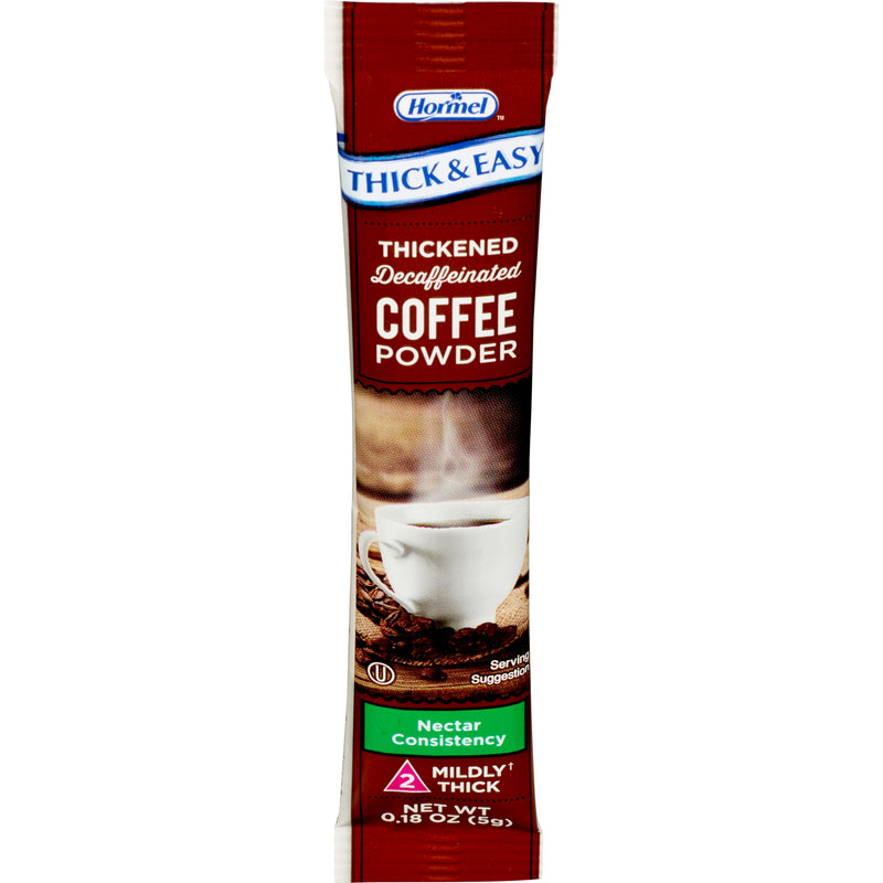 Thick & Easy® Nectar Consistency Coffee Thickened Decaffeinated Beverage, 7-gram Packet, 1 Each (Nutritionals) - Img 1