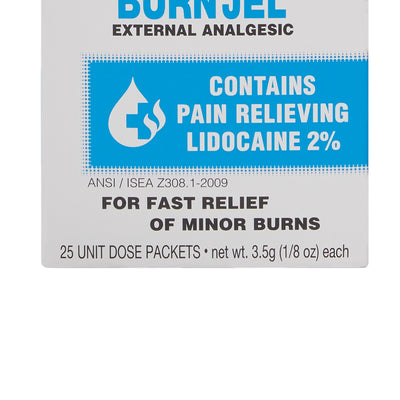 Water Jel® Burn Jel® Lidocaine Burn Relief, 1 Box of 25 (Over the Counter) - Img 3