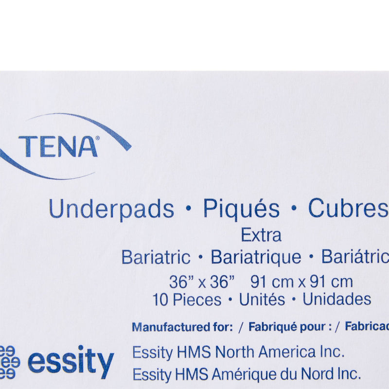 TENA Underpad Extra, 36" x 36", Disposable, Light Absorbency, 1 Bag of 10 (Underpads) - Img 4