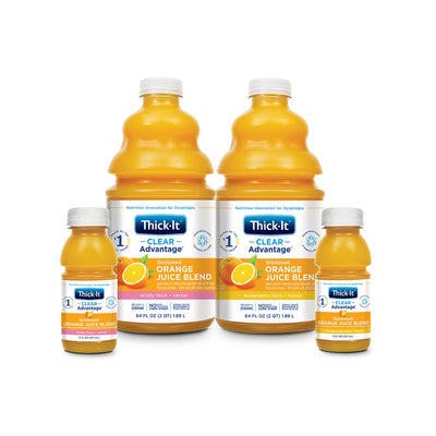 Thick-It Clear Advantage Nectar Consistency Orange Thickened Beverage, 64-ounce Bottle, 1 Case of 4 (Nutritionals) - Img 3