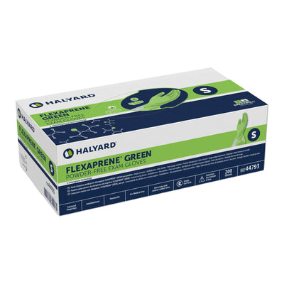 Flexaprene* Green Exam Glove, Small, Green, 1 Box of 200 () - Img 2