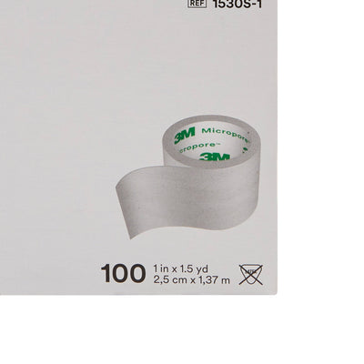 3M™ Micropore™ Paper Medical Tape, 1 Inch x 1-1/2 Yard, White, 1 Box of 100 (General Wound Care) - Img 4