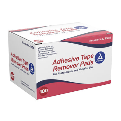 dynarex® Adhesive Remover, 32.5 x 68 mm Wipe, 1 Box of 100 (General Wound Care) - Img 2